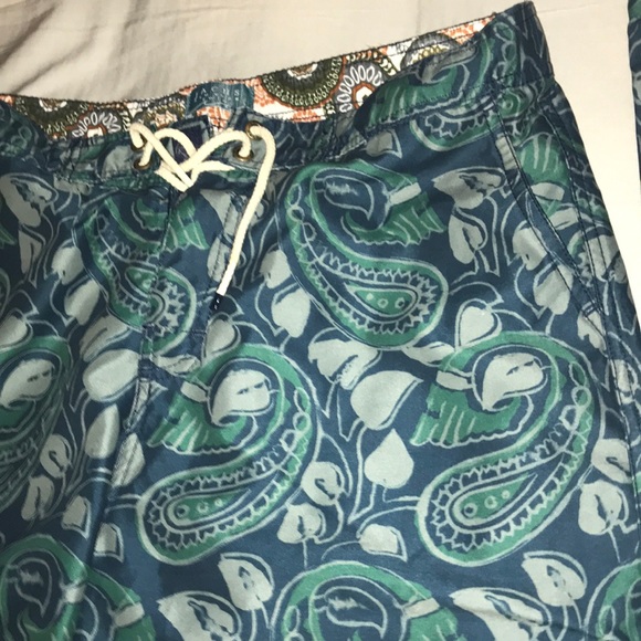 Jachs NY Swim Trunks Shorts Lined Mens Paisley - Picture 3 of 6